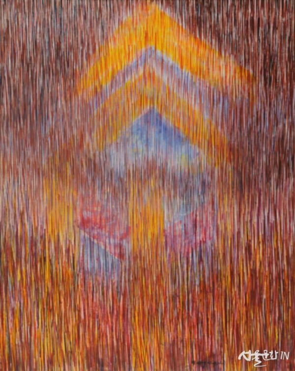 KANG Kukjin, Rhythm85 Yellow, 1985, Oilon Canvas,116.6 x 90.7cm.jpg