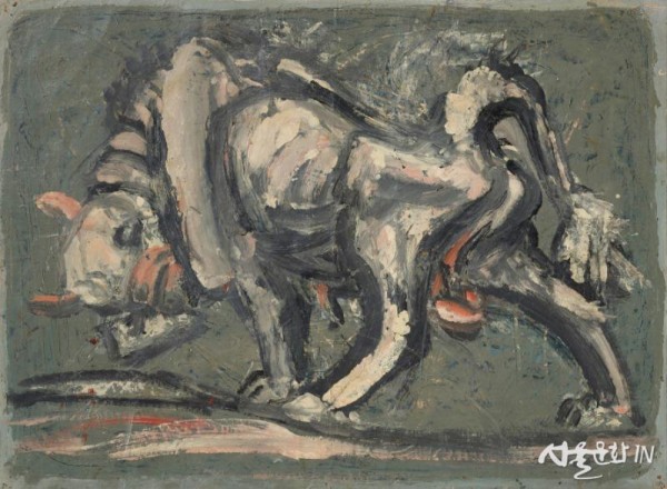 이중섭, 흰소, 1953~54, 30.7x41.jpg