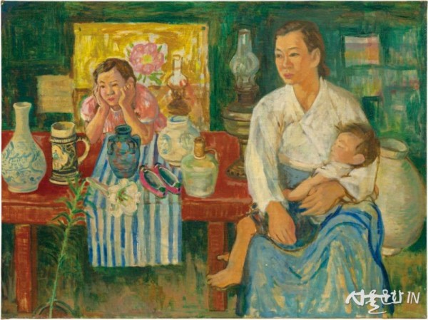 6.가족,96x126.5cm,Oil on canvas,1950.jpg