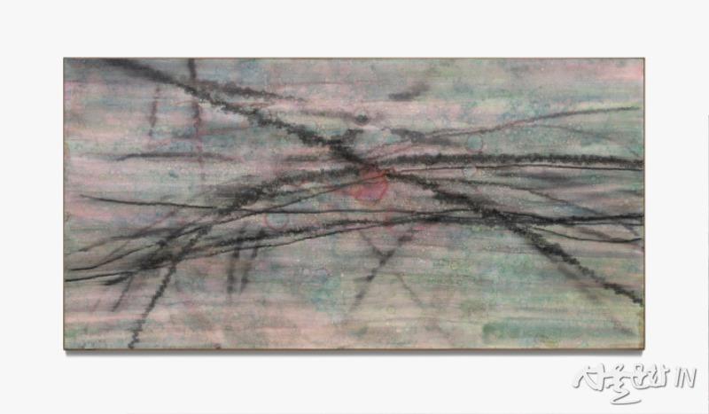 도윤희, Being - Swamp, 1996, Oil and pencil with varnish on linen, 122 x 244 cm [제공=갤러리현대].jpg
