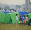 상암동, 노을공원 캠핑장 5월1일 문열다